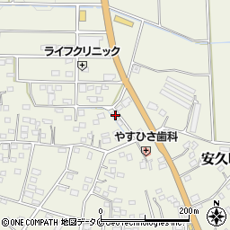 宮崎県都城市安久町6341周辺の地図
