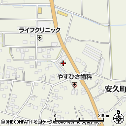 宮崎県都城市安久町6343周辺の地図