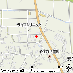 宮崎県都城市安久町6339-4周辺の地図