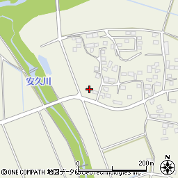 宮崎県都城市安久町1856周辺の地図