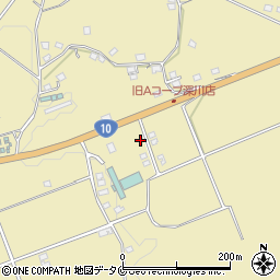 鹿児島県曽於市末吉町深川1261周辺の地図