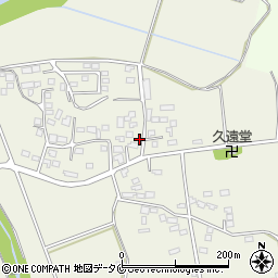 宮崎県都城市安久町2092周辺の地図