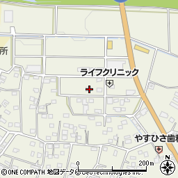 宮崎県都城市安久町6322-2周辺の地図