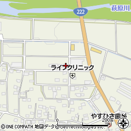 宮崎県都城市安久町6303周辺の地図