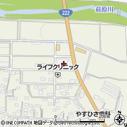 宮崎県都城市安久町6337周辺の地図