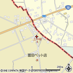 鹿児島県曽於市末吉町深川1238-14周辺の地図