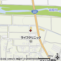 宮崎県都城市安久町56周辺の地図