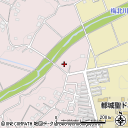 宮崎県都城市大岩田町5528-1周辺の地図