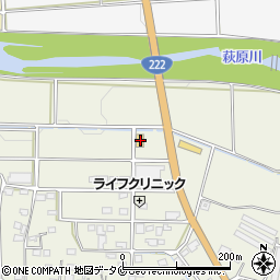 宮崎県都城市安久町55周辺の地図
