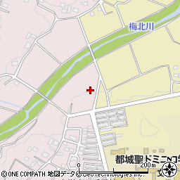 宮崎県都城市大岩田町5537-4周辺の地図