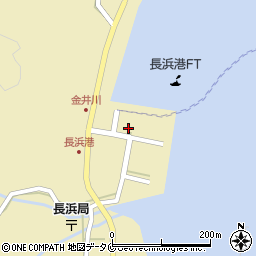 長浜港旅客船発着所（甑島商船）周辺の地図