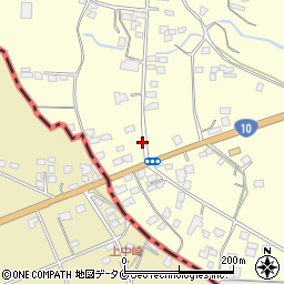 宮崎県都城市平塚町4190-3周辺の地図