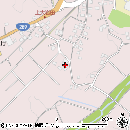 宮崎県都城市大岩田町6815-4周辺の地図