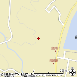鹿児島県薩摩川内市下甑町長浜周辺の地図