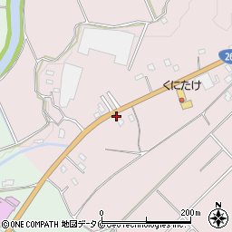 宮崎県都城市大岩田町6976-4周辺の地図