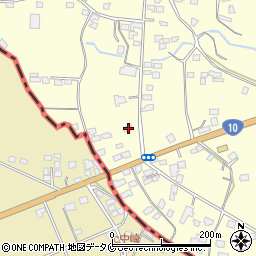 宮崎県都城市平塚町4190-1周辺の地図