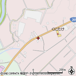宮崎県都城市大岩田町6976周辺の地図