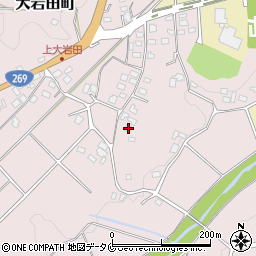 宮崎県都城市大岩田町6790-1周辺の地図