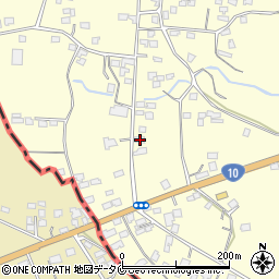 宮崎県都城市平塚町4203-1周辺の地図