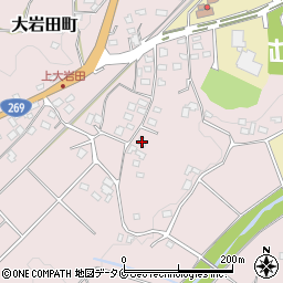 宮崎県都城市大岩田町6808周辺の地図
