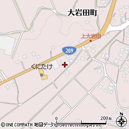 宮崎県都城市大岩田町6947周辺の地図