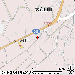 宮崎県都城市大岩田町6941-26周辺の地図