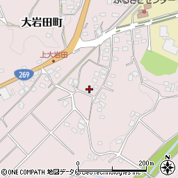宮崎県都城市大岩田町6809-3周辺の地図