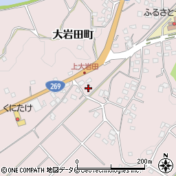 宮崎県都城市大岩田町6883-2周辺の地図