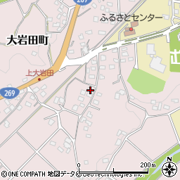 宮崎県都城市大岩田町6805-2周辺の地図