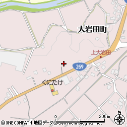 宮崎県都城市大岩田町6939-3周辺の地図