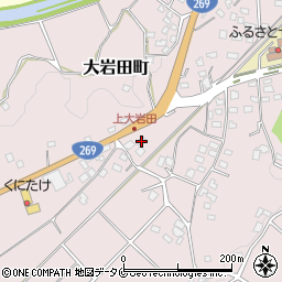 宮崎県都城市大岩田町6883-4周辺の地図