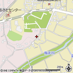 宮崎県都城市大岩田町5464-2周辺の地図