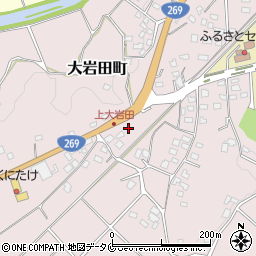 宮崎県都城市大岩田町6884-1周辺の地図