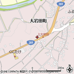 宮崎県都城市大岩田町6909-2周辺の地図