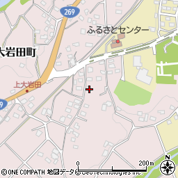 宮崎県都城市大岩田町6802-1周辺の地図