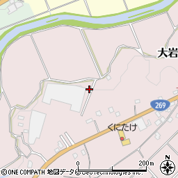 宮崎県都城市大岩田町6918周辺の地図
