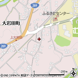 宮崎県都城市大岩田町6802-3周辺の地図