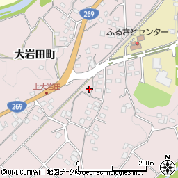 宮崎県都城市大岩田町6803-1周辺の地図