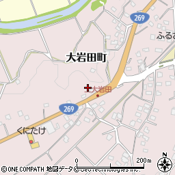 宮崎県都城市大岩田町6909周辺の地図