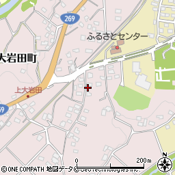 宮崎県都城市大岩田町6801-4周辺の地図