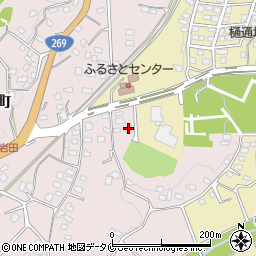 宮崎県都城市大岩田町5448-1周辺の地図