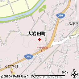 宮崎県都城市大岩田町6906-3周辺の地図