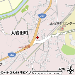 宮崎県都城市大岩田町5352-2周辺の地図