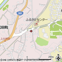 宮崎県都城市大岩田町6800-1周辺の地図