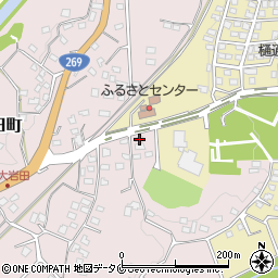 宮崎県都城市大岩田町5446-1周辺の地図
