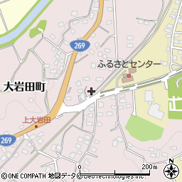 宮崎県都城市大岩田町5353-1周辺の地図