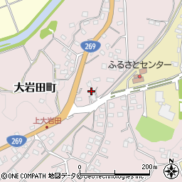宮崎県都城市大岩田町5352-1周辺の地図