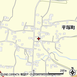 宮崎県都城市平塚町4106周辺の地図