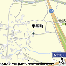 宮崎県都城市平塚町4320周辺の地図