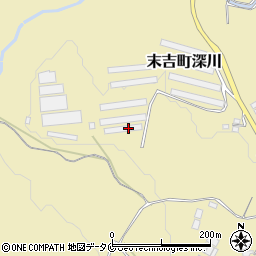 鹿児島県曽於市末吉町深川2188周辺の地図